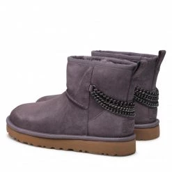 Femme Chaussures UGG - W Classic Mini Chains 1123668 Sha Violet -Promos Ugg Magasin 0000208954839 02 rz