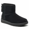 Femme Chaussures UGG - W Classic Mini Logo Zip 1122671 Blk Noir -Promos Ugg Magasin 0000208954853 01 kt