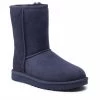 Femme Chaussures UGG - W Classic Short II 1016223 Sngh Bleu Marine -Promos Ugg Magasin 0000208955188 01 pa