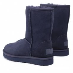 Femme Chaussures UGG - W Classic Short II 1016223 Sngh Bleu Marine -Promos Ugg Magasin 0000208955188 02 pa