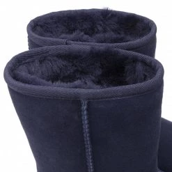 Femme Chaussures UGG - W Classic Short II 1016223 Sngh Bleu Marine -Promos Ugg Magasin 0000208955188 06 pa