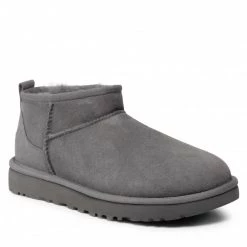 Femme Chaussures UGG - W Classic Ultra Mini 1116109 Grey Gris