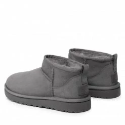 Femme Chaussures UGG - W Classic Ultra Mini 1116109 Grey Gris -Promos Ugg Magasin 0000208955355 02 mk