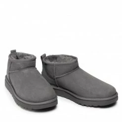 Femme Chaussures UGG - W Classic Ultra Mini 1116109 Grey Gris -Promos Ugg Magasin 0000208955355 06 mk