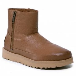 Femme Chaussures UGG - W Deconstructed Mini Zip 1123571 Che Marron