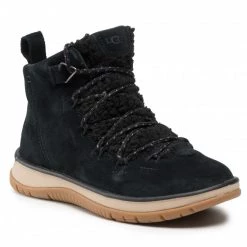 Femme Bottines UGG - W Lakesider Heritage Mid 1121020 Blks Noir