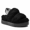 Femme Chaussons UGG - W Oh Fluffita 1120876 Blk Noir -Promos Ugg Magasin 0000208956116 01 rz