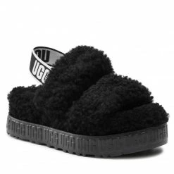 Femme Chaussons UGG - W Oh Fluffita 1120876 Blk Noir