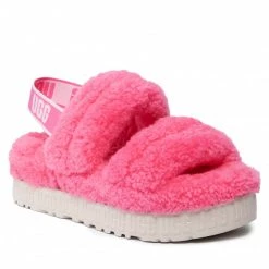 Femme Chaussons UGG - W Oh Fluffita 1120876 Pkrs Rose
