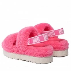 Femme Chaussons UGG - W Oh Fluffita 1120876 Pkrs Rose -Promos Ugg Magasin 0000208956154 02 fp