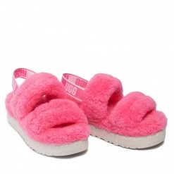 Femme Chaussons UGG - W Oh Fluffita 1120876 Pkrs Rose -Promos Ugg Magasin 0000208956154 05 fp