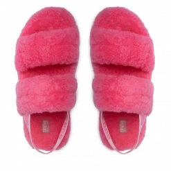 Femme Chaussons UGG - W Oh Fluffita 1120876 Pkrs Rose -Promos Ugg Magasin 0000208956154 06 fp