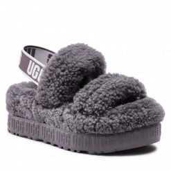 Femme Chaussons UGG - W Oh Fluffita 1120876 Sha Violet