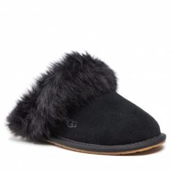 Femme Chaussons UGG - W Scuff Sis 1122750 Blk Noir