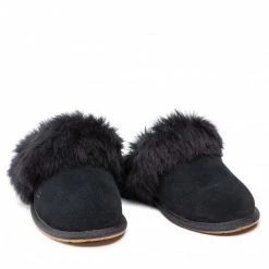 Femme Chaussons UGG - W Scuff Sis 1122750 Blk Noir -Promos Ugg Magasin 0000208956253 08 mf