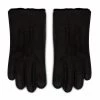 Accessoires Gants Homme Ugg - M Contrast Sheepskin Tech Glv 18712 Black Noir -Promos Ugg Magasin 0191459074077 0538