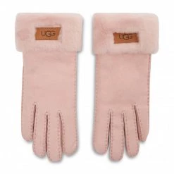 Accessoires Gants Femme Ugg - W Turn Cuff Glove 17369 Pcd Rose