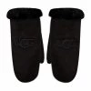 Accessoires Gants Femme UGG - Sheepskin Embroider Mitten 20932 Blk Noir