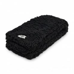 Accessoires Ensemble Bonnet + écharpe Ugg - K Sherpa Beanie And Scarf Set 20985 Blk Noir -Promos Ugg Magasin 0191459156377 0063
