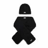 Accessoires Ensemble Bonnet + écharpe Ugg - K Sherpa Beanie And Scarf Set 20985 Blk Noir -Promos Ugg Magasin 0191459156377 0064