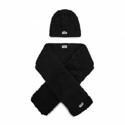 Accessoires Ensemble Bonnet + écharpe Ugg - K Sherpa Beanie And Scarf Set 20985 Blk Noir
