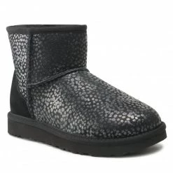 Femme Chaussures UGG - W Classic Mini Sparkle Spots 1120893 Blk Noir