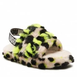 Enfant Chaussons Ugg - T Fluff Yeah Animalia 1124939T Klm Multicolore
