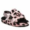 Enfant Chaussons UGG - K Fluff Yeah Aninmalia 1124939K Pslp Rose
