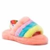 Enfant Chaussons UGG - K Fluff Yeah Slide 1124925K Pbtn Multicolore -Promos Ugg Magasin 01 0000300310212 plj