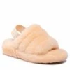 Femme Chaussons UGG - W Fluff Yeah Slide 1095119 Pfz Orange -Promos Ugg Magasin 01 0000300313848 ks