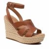 Femme Espadrilles UGG - W Careena 1128251 Clthr Marron
