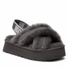 Femme Chaussons UGG - W Disco Cross Slide 1121550 Chrc Gris -Promos Ugg Magasin 01 0000300314517 plj