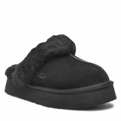 Femme Chaussons UGG - W Disquette 1122550 Blk Noir