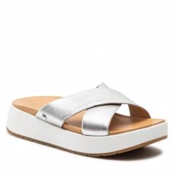 Femme Mules / Sandales De Bain UGG - W Emily 1119745 Slvm Argent