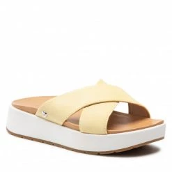 Femme Mules / Sandales De Bain UGG - W Emily 1119745 Bpsd Jaune