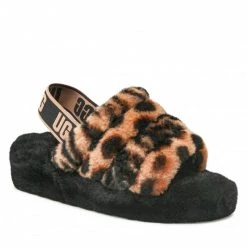 Femme Chaussons UGG - W Fluff Yeah Animal 1127073 Lbtt Marron