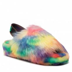 Femme Chaussons UGG - W Fluff Yeah Pride 1131770 Rbw Multicolore