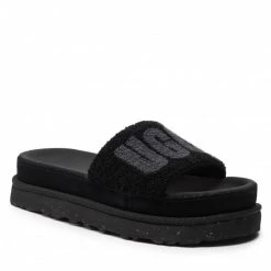 Femme Mules / Sandales De Bain UGG - W Laton 1126350 Btry Noir