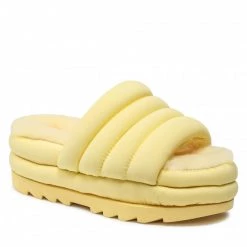 Femme Mules / Sandales De Bain UGG - W Maxi Slide 1126377 Bpdd Jaune