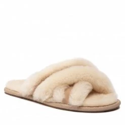 Femme Chaussons UGG - W Scuffita 1123572 San Beige