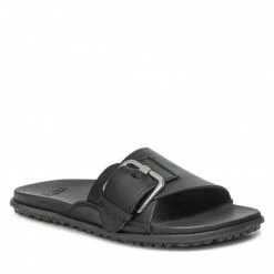 Femme Mules / Sandales De Bain UGG - W Solivan Buckle Slide 1128630 Blle Noir