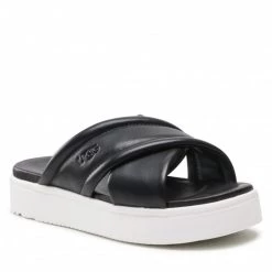 Femme Mules / Sandales De Bain UGG - W Zayne Crossband 1128635 Blle Noir