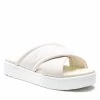 Femme Mules / Sandales De Bain UGG - W Zayne Crossband 1128635 Jlth Blanc
