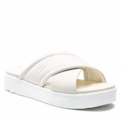 Femme Mules / Sandales De Bain UGG - W Zayne Crossband 1128635 Jlth Blanc
