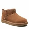Femme Chaussures UGG - W Classic Ultra Mini Bling 1119871 Che Marron -Promos Ugg Magasin 01 0000301213659 rz