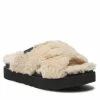 Femme Mules / Sandales De Bain Ugg - W Fuzz Sugar Cross Slide 1135131 NBLC Beige -Promos Ugg Magasin 01 0000301216612 rz