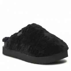 Femme Chaussons UGG - W Fuzz Sugar Slide 1135132 Blk Noir