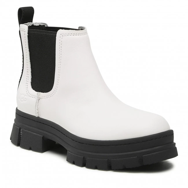 Femme Bottines Chelsea Ugg - W Ashton Chelsea 1130515 Wht Blanc 3 Femme Bottines Chelsea Ugg - W Ashton Chelsea 1130515 Wht Blanc