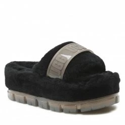 Femme Chaussons Ugg - W Fluffita Clear 1131971 Blk Noir