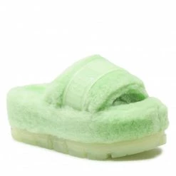 Femme Chaussons Ugg - W Fluffita Clear 1131971 Ptgn Vert